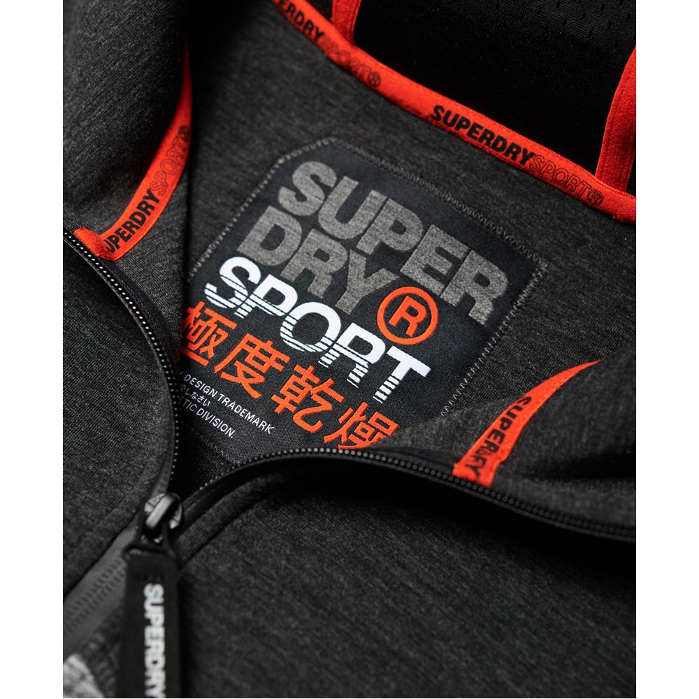 Superdry Gym Tech Spliced Full Zip Sweatshirt