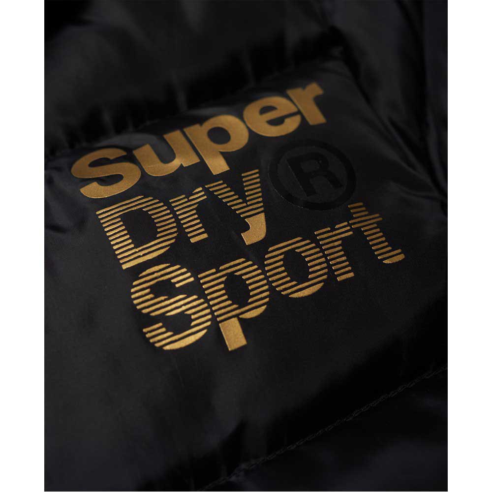 Superdry Gym Tech Gold Puffer Coat