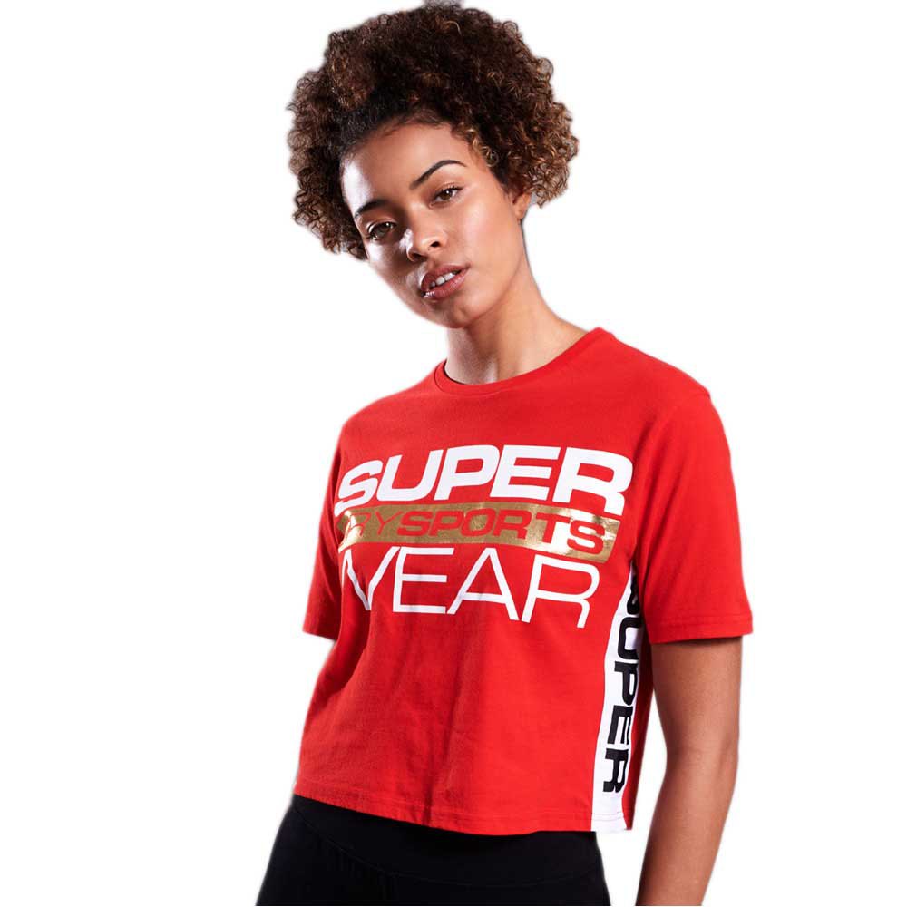 Superdry Street Sports Crop Kurzarm T-Shirt