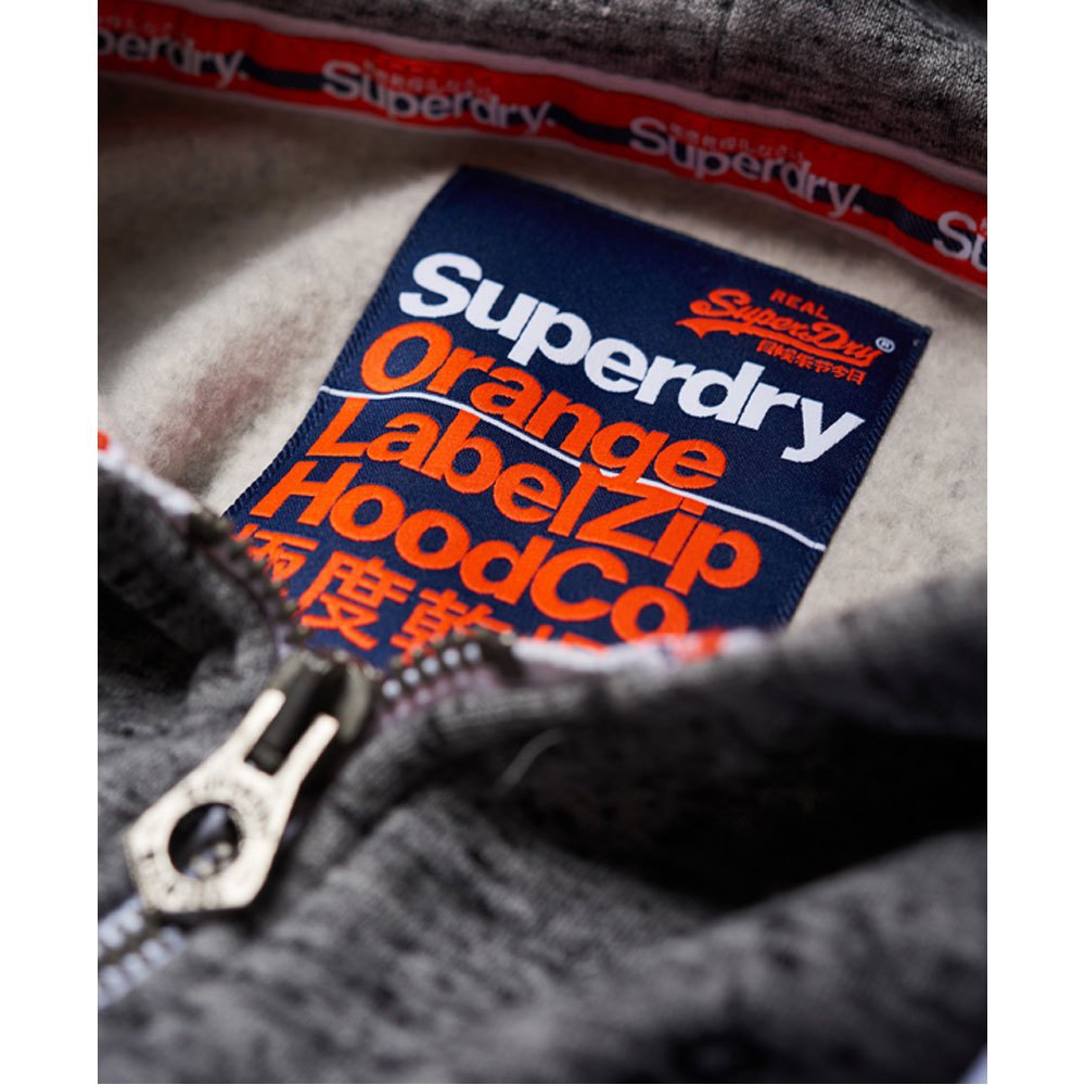 Superdry Orange Label Sweatshirt Met Volledige Rits