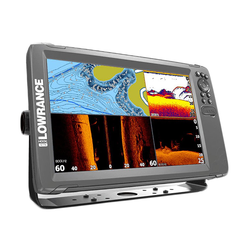 Lowrance Hook2-12 GPS Mapping TripleShot US Coastal WM/ROW Met Transducer
