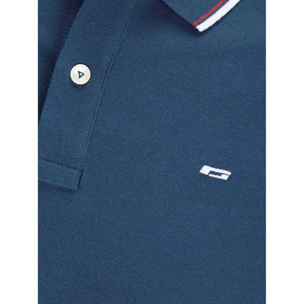 Jack & jones Econtrast Stripe Short Sleeve Polo Shirt