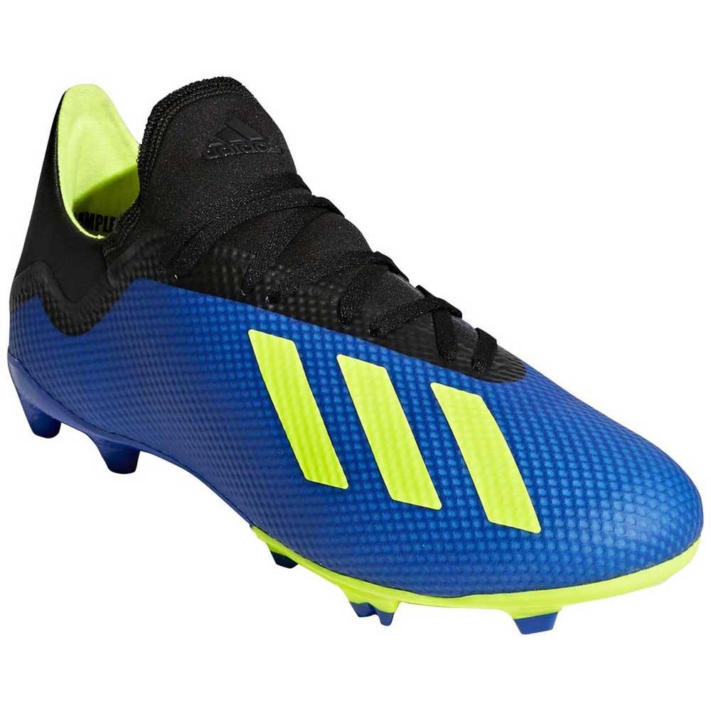 caja de cartón Prevalecer Disco adidas X 18.3 FG Football Boots Blue | Goalinn