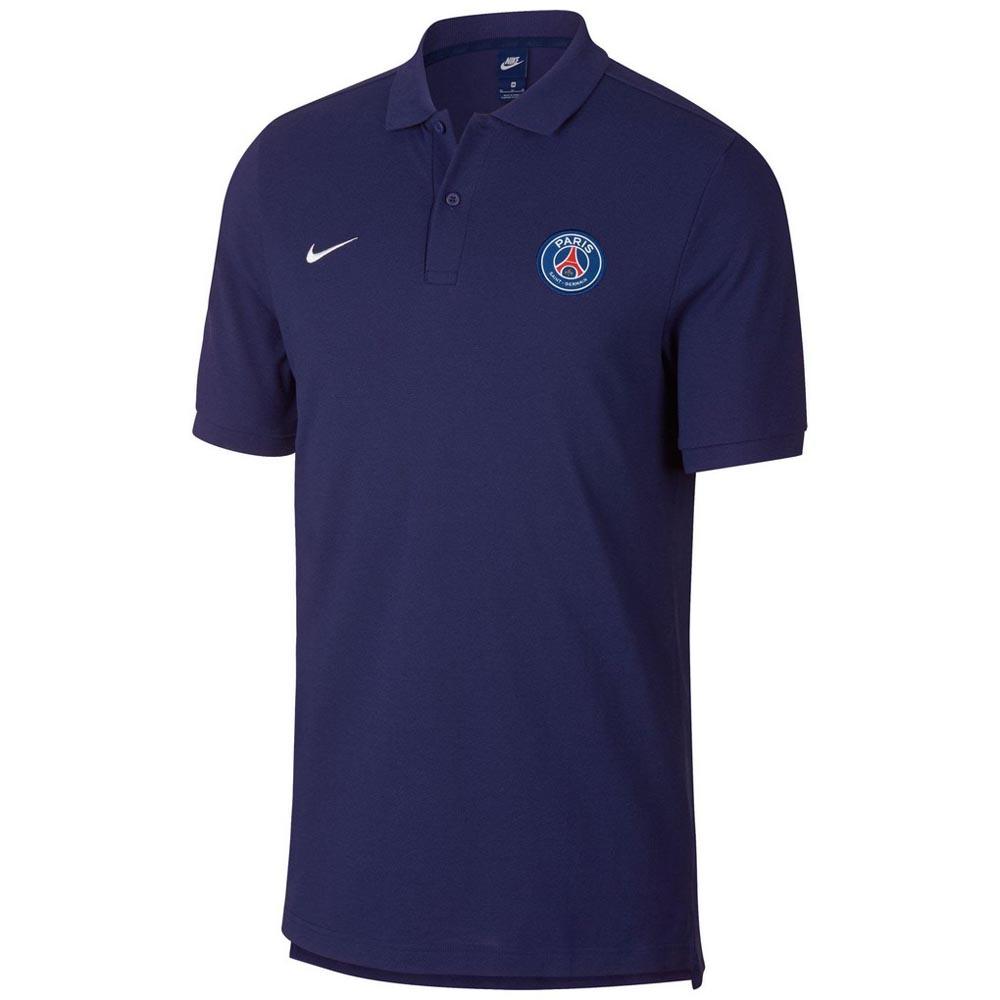 Diversidad dispersión ladrón Nike Paris Saint Germain Crew Pique Polo Azul | Goalinn