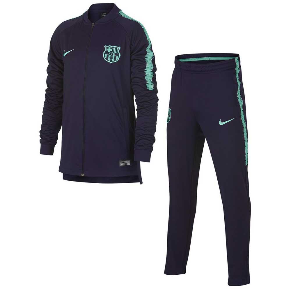 Nike FC Barcelona Dry Squad 18/19 Junior Blue |