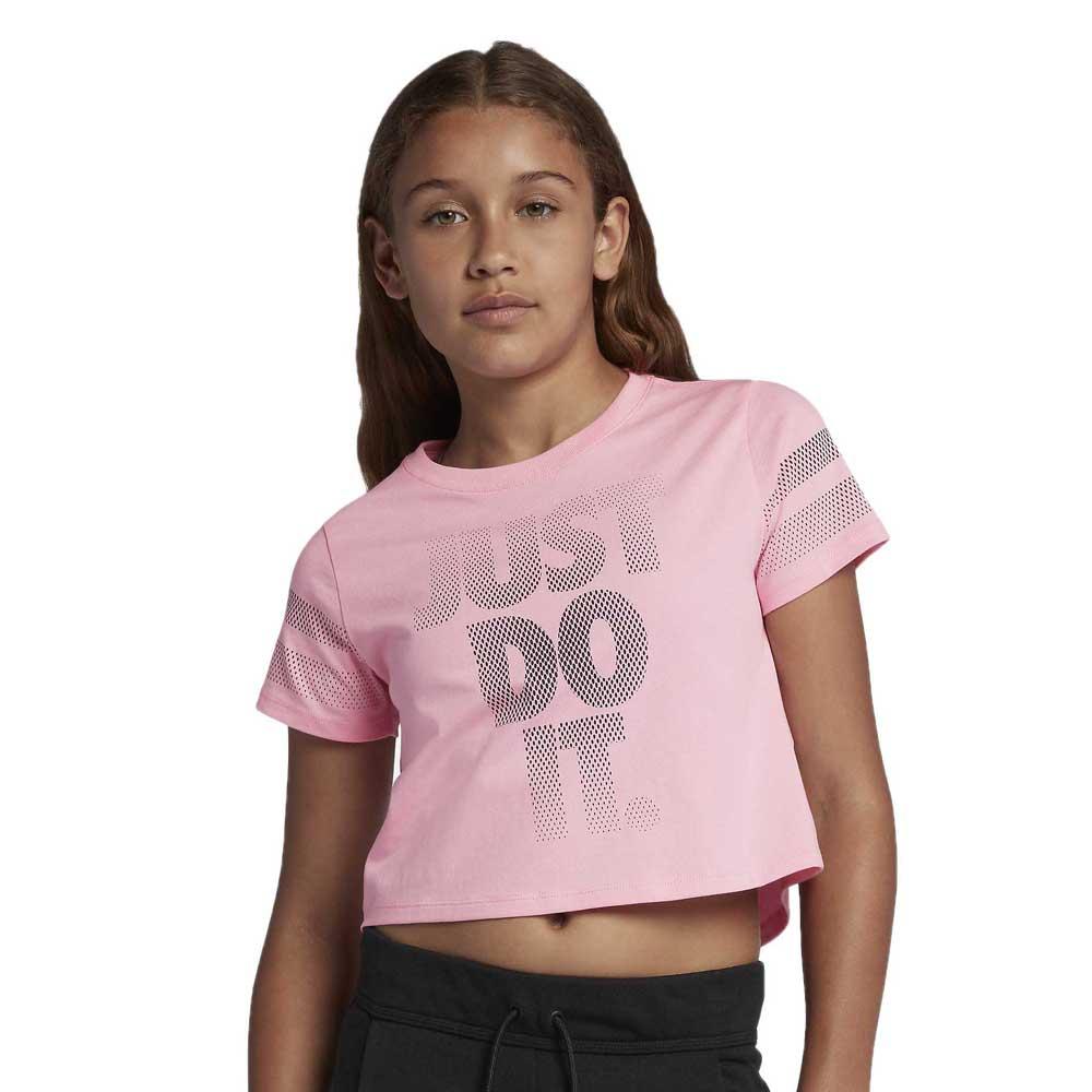 Nike T-Shirt Manche Courte Sportswear Just Do It Crop