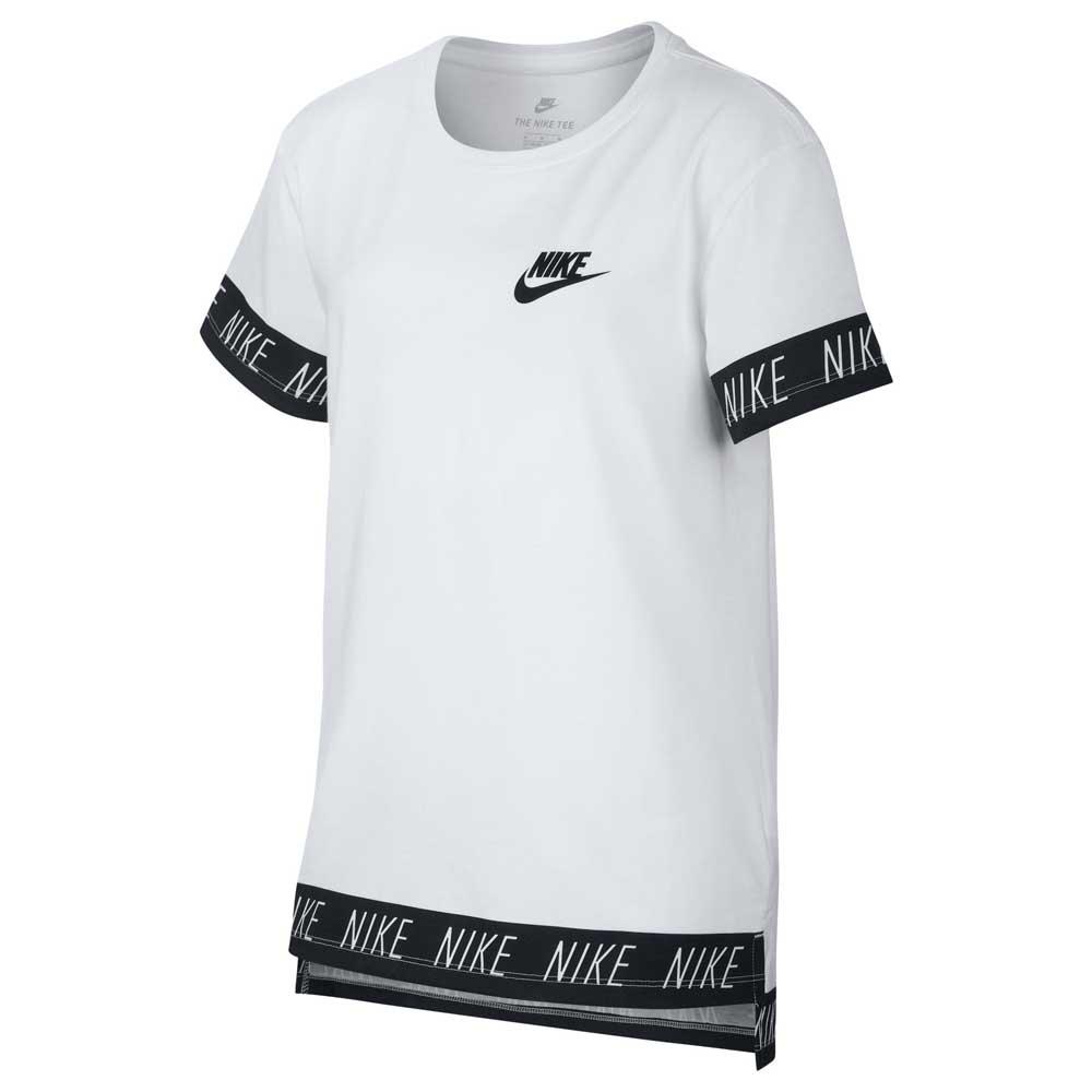 Discurso hostilidad borracho Nike Sportswear Hilo Tape Short Sleeve T-Shirt White | Dressinn