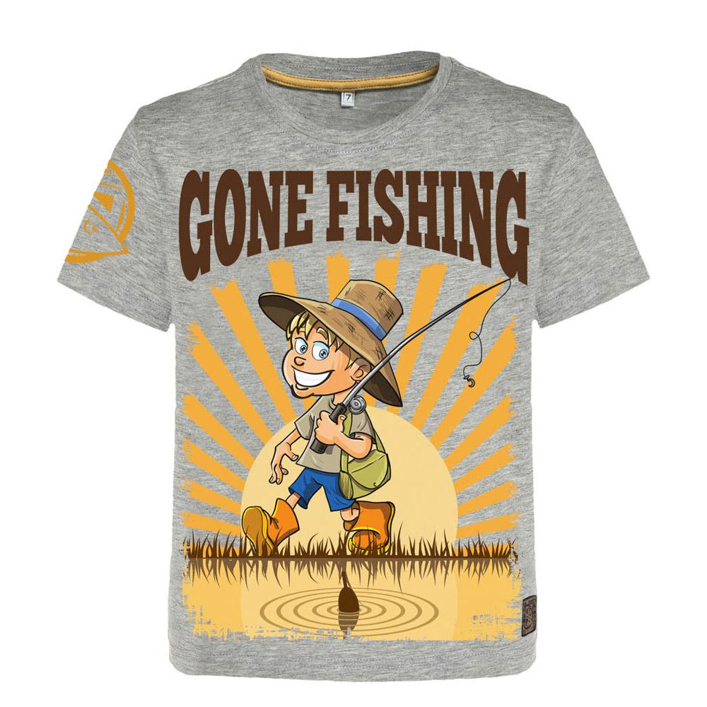 hotspot-design-gone-fishing-t-shirt-med-korte--rmer