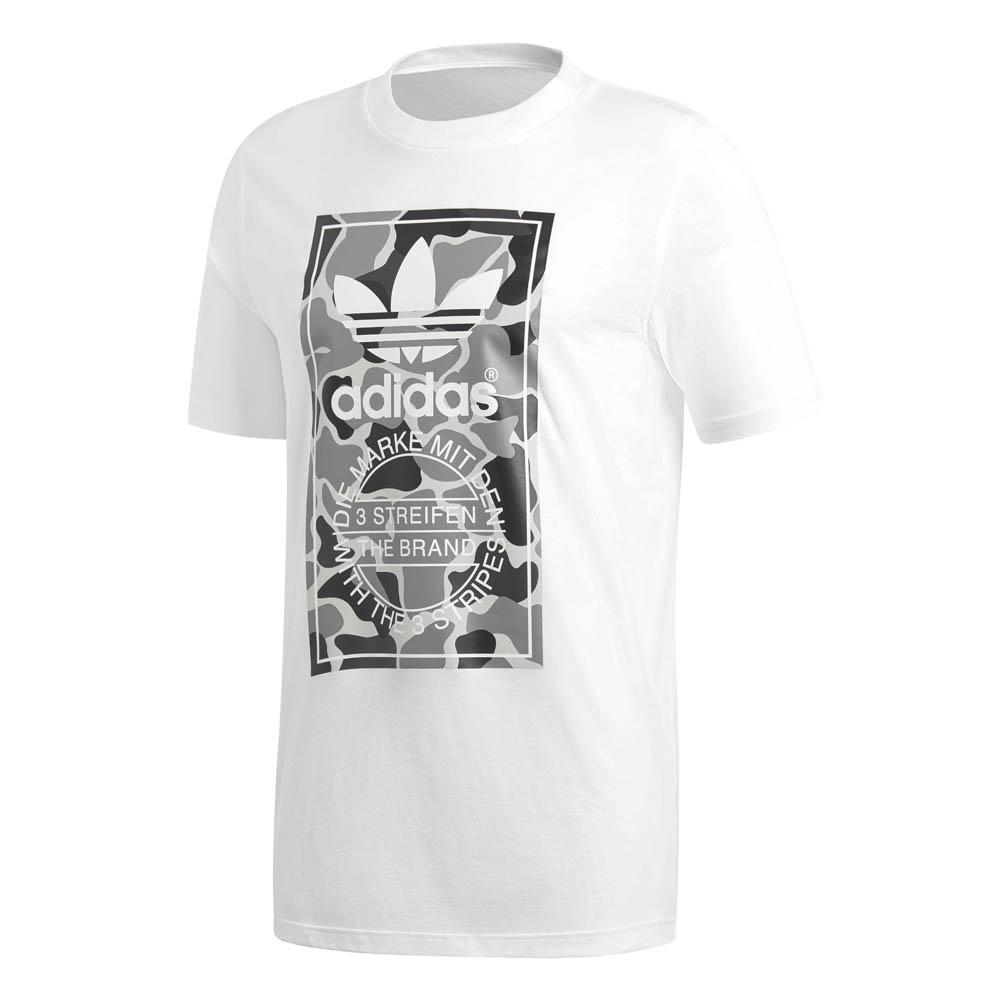familia real metodología Adaptabilidad adidas originals Camiseta Manga Corta Camo Label Blanco| Dressinn