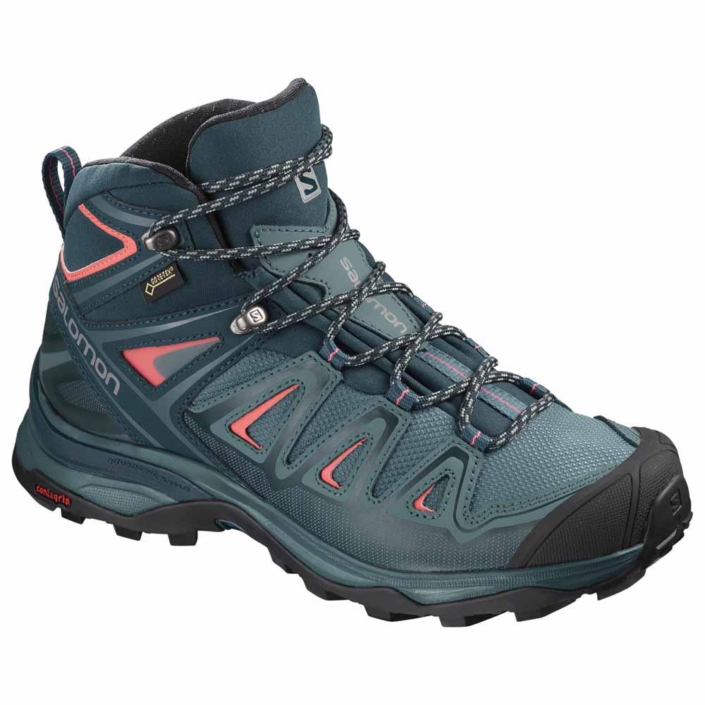 Entertain pendulum concept Salomon X Ultra 3 Mid Goretex Hiking Boots Blue | Trekkinn