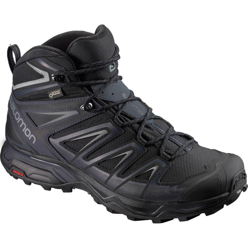 afdrijven type zuurstof Salomon X Ultra 3 Wide Mid Goretex Hiking Boots Black | Trekkinn