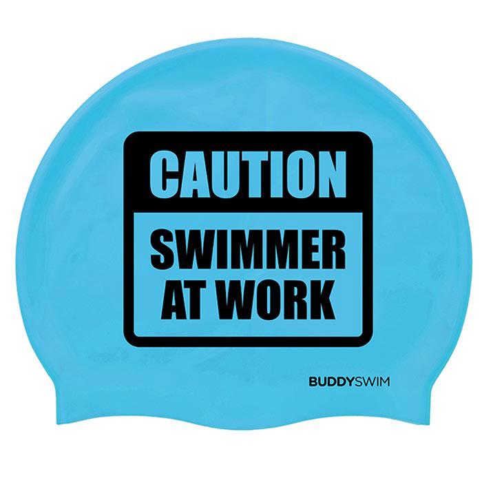 buddyswim-uimalakki-caution-swimmer-at-work-silicone