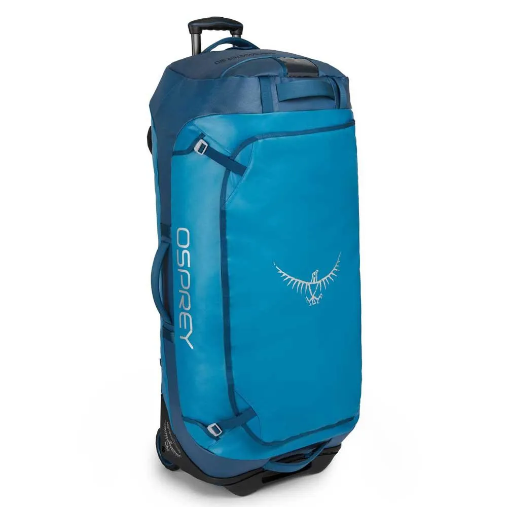 Sac De Voyage Osprey Rolling Transporter 120 - Duffel à Roulettes, Noir, Nylon, Neuf