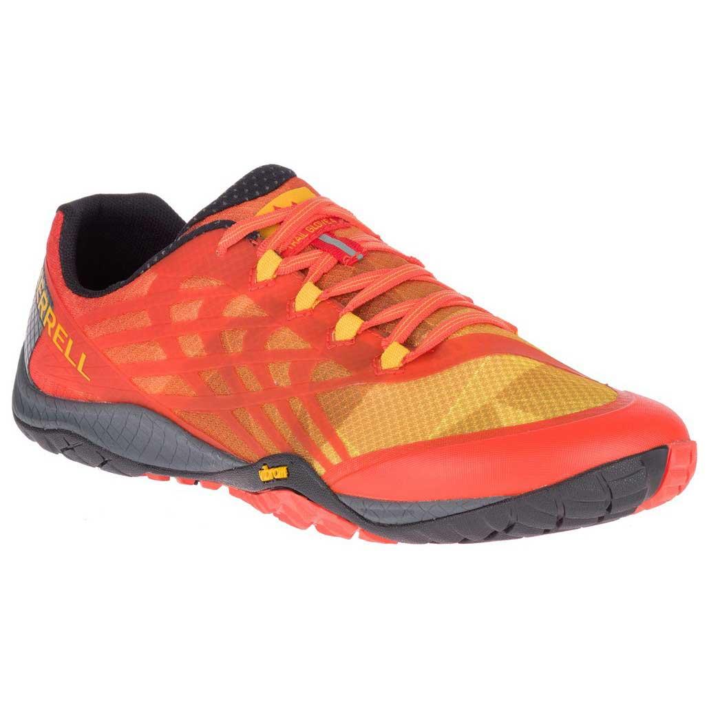 Kærlig operatør lag Merrell Trail Glove 4 Trail Running Shoes Orange | Runnerinn