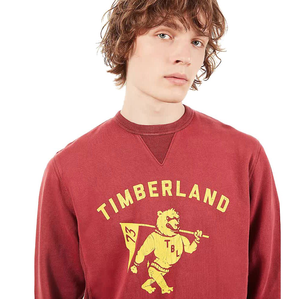 Timberland Brushback Vintage Graphic Crew Sweatshirt