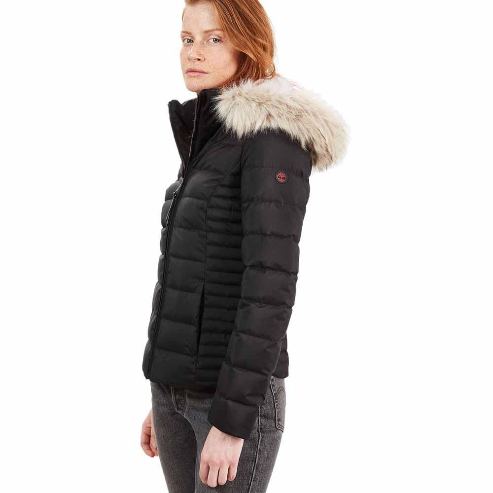 Timberland Quilted Hooded Mid Weight Goose Down Wapp Coat