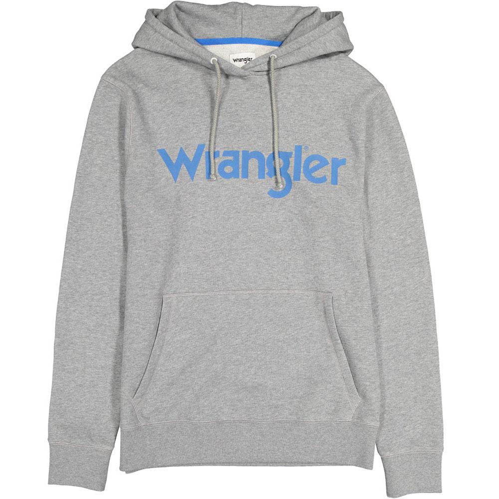 Wrangler Logo Hoodie Grey | Dressinn
