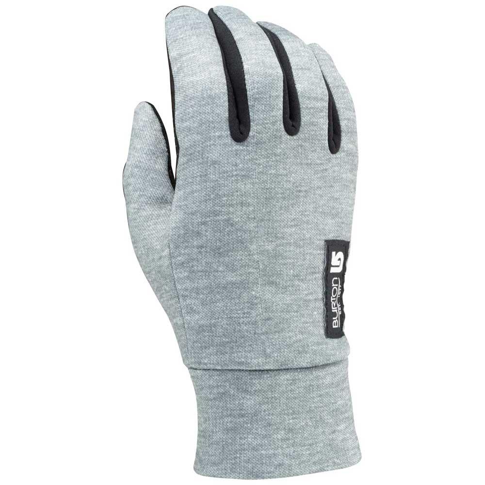 BURTON Touch N Go Liner Gloves Heathered Grey Womens 