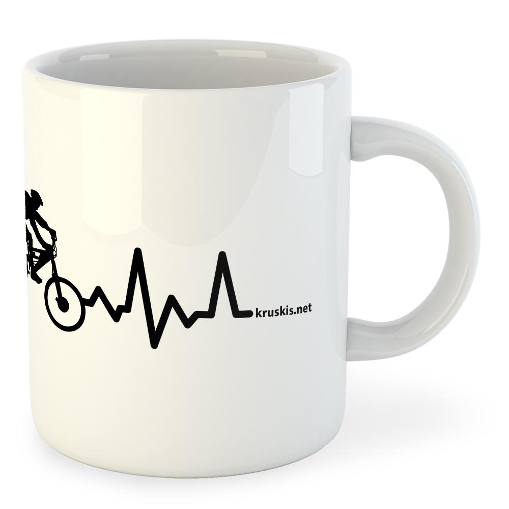 Kruskis MTB Heartbeat Mug 325ml