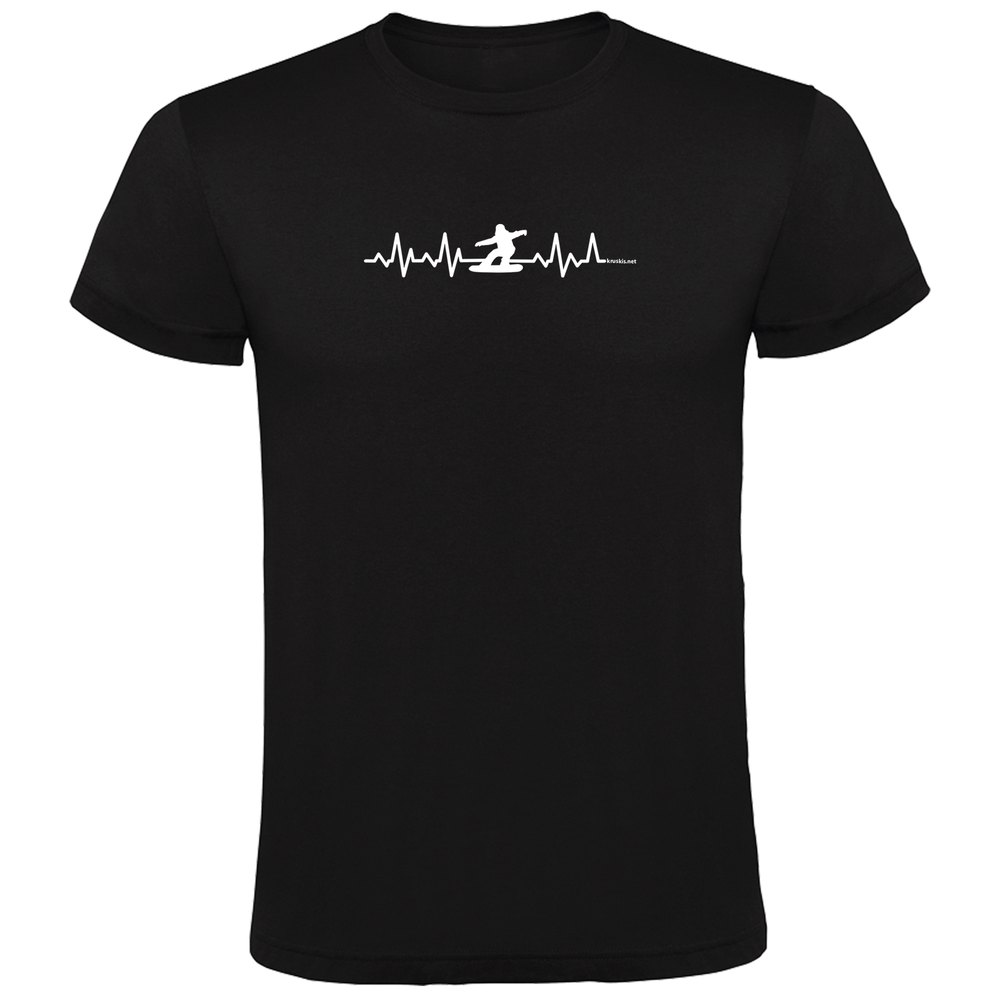 kruskis-t-shirt-a-manches-courtes-snowboarding-heartbeat