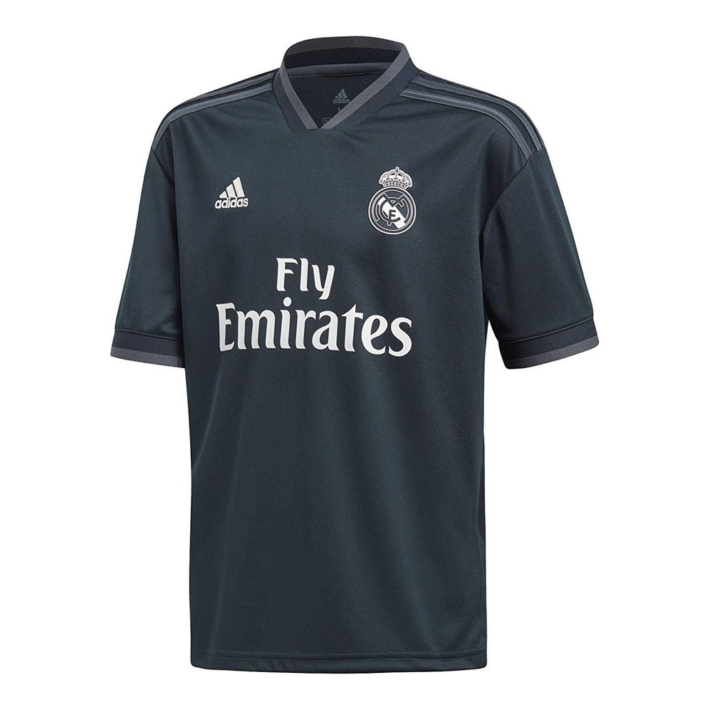 Temporada Hacer las tareas domésticas Marco Polo adidas Camiseta Real Madrid Segunda Equipación 18/19 Júnior Azul| Kidinn