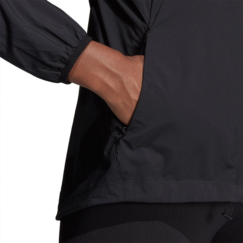 adidas EC Transitional Woven Cover Up Full Zip Sweatshirt