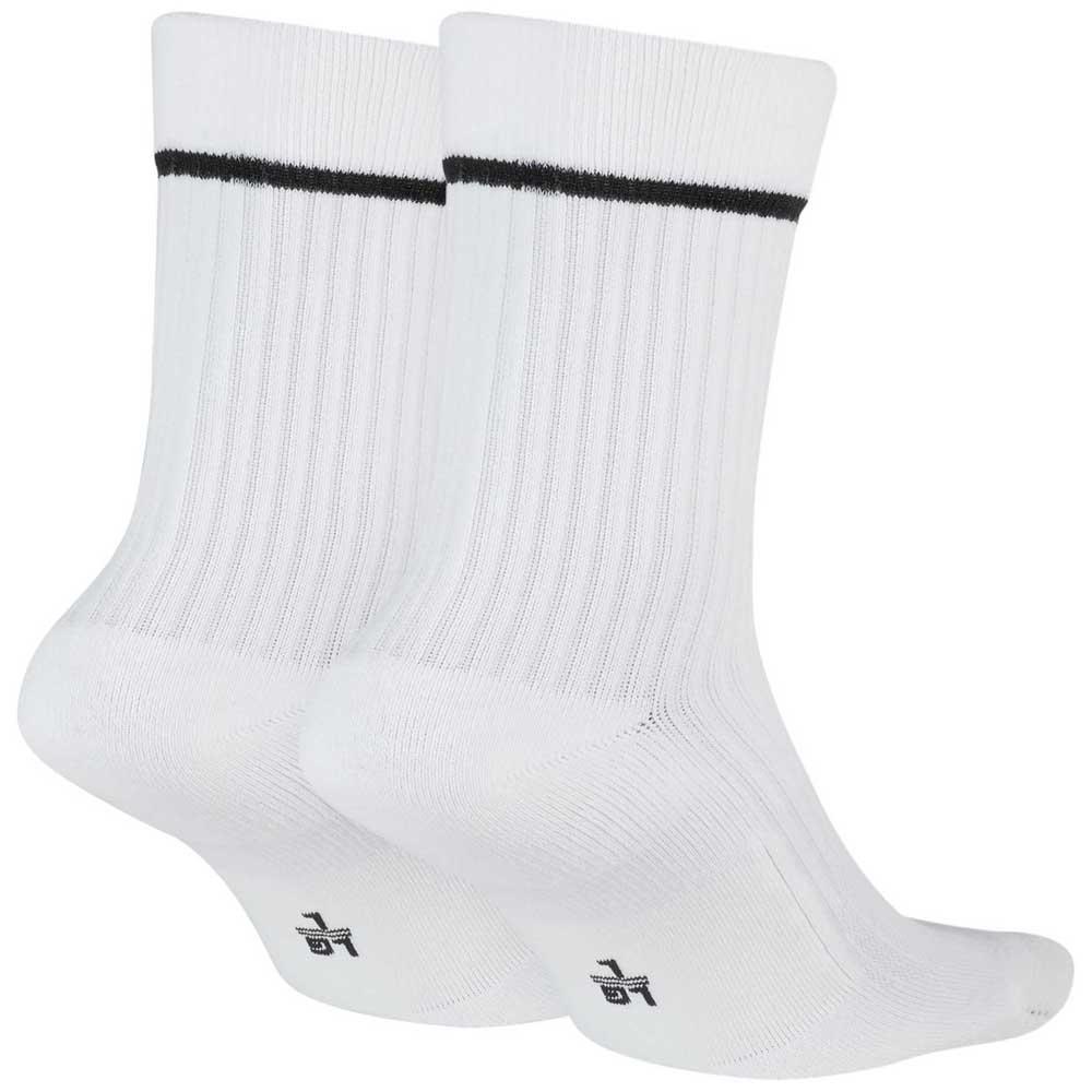 genetically Police station take medicine Nike Sneaker Sox Essential Crew Socks 2 Pairs White | Dressinn