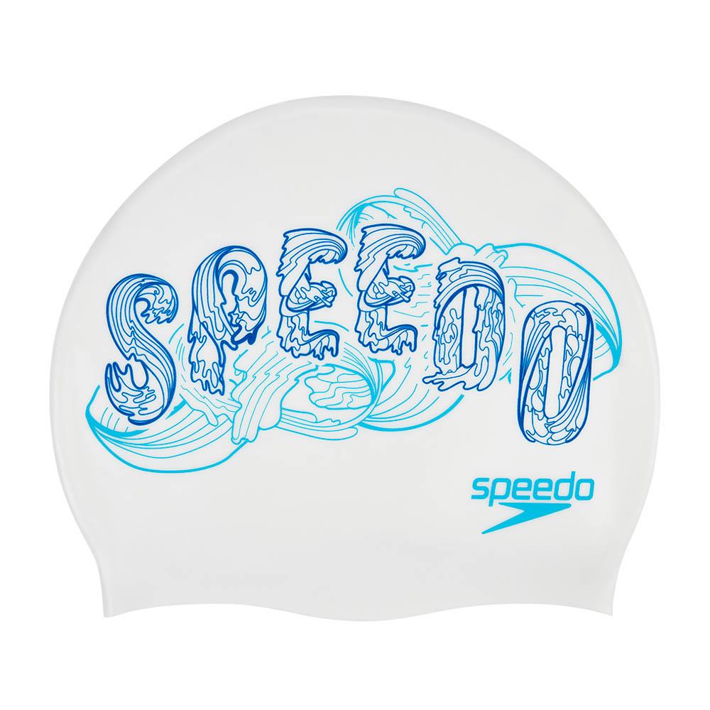 speedo-bonnet-natation-slogan-print