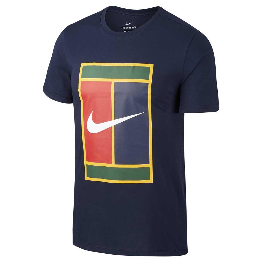 Nike Heritage Logo Short T-Shirt Blue | Smashinn