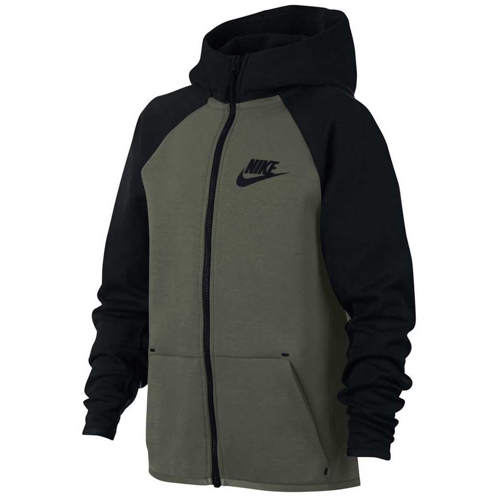 computer plakband Consulaat Nike Sportswear Tech Essentials Full Zip Sweatshirt Green| Dressinn