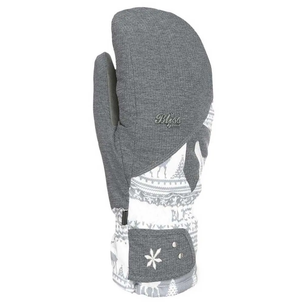Level Bliss Sunshine Mittens Grey Snowinn