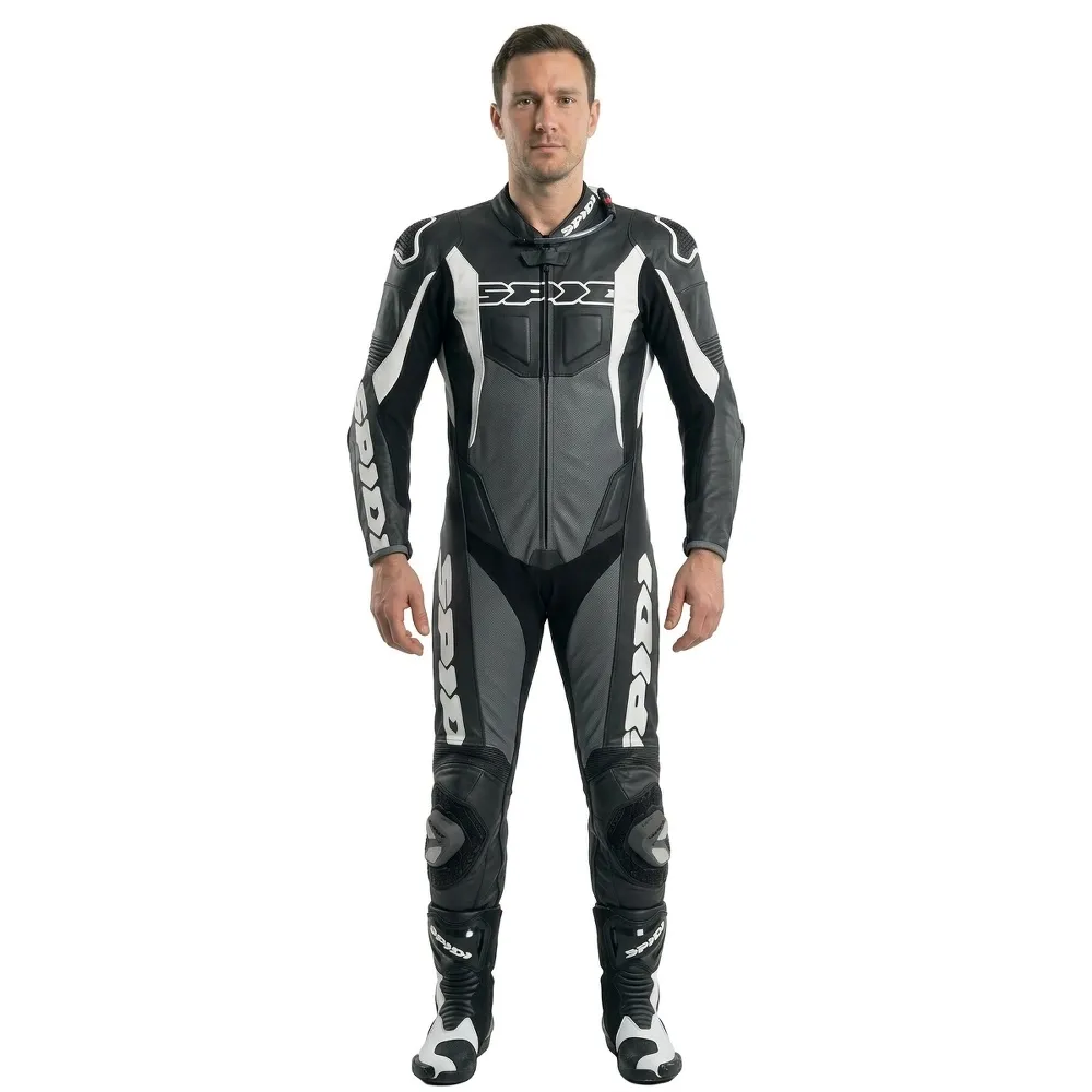 SPIDI レーシングスーツ Sport Warrior Touring 1pc Spidi Sport Warrior Touring leather suit Black | Motardinn