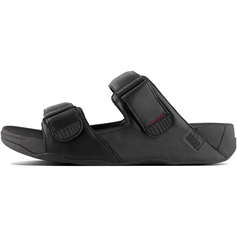 Fitflop Gogh Leather Sandals Black 