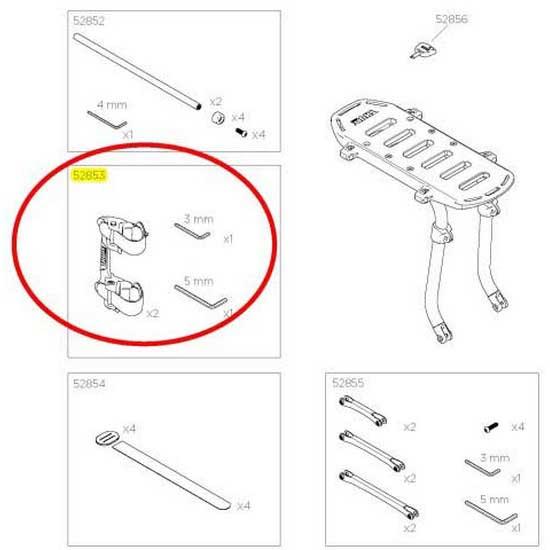 thule-reservedele-replacement-bracket-kit-packn-pedal