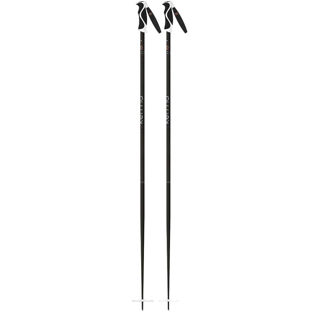 2020 Kerma Vector Black/White Adult Ski Poles 