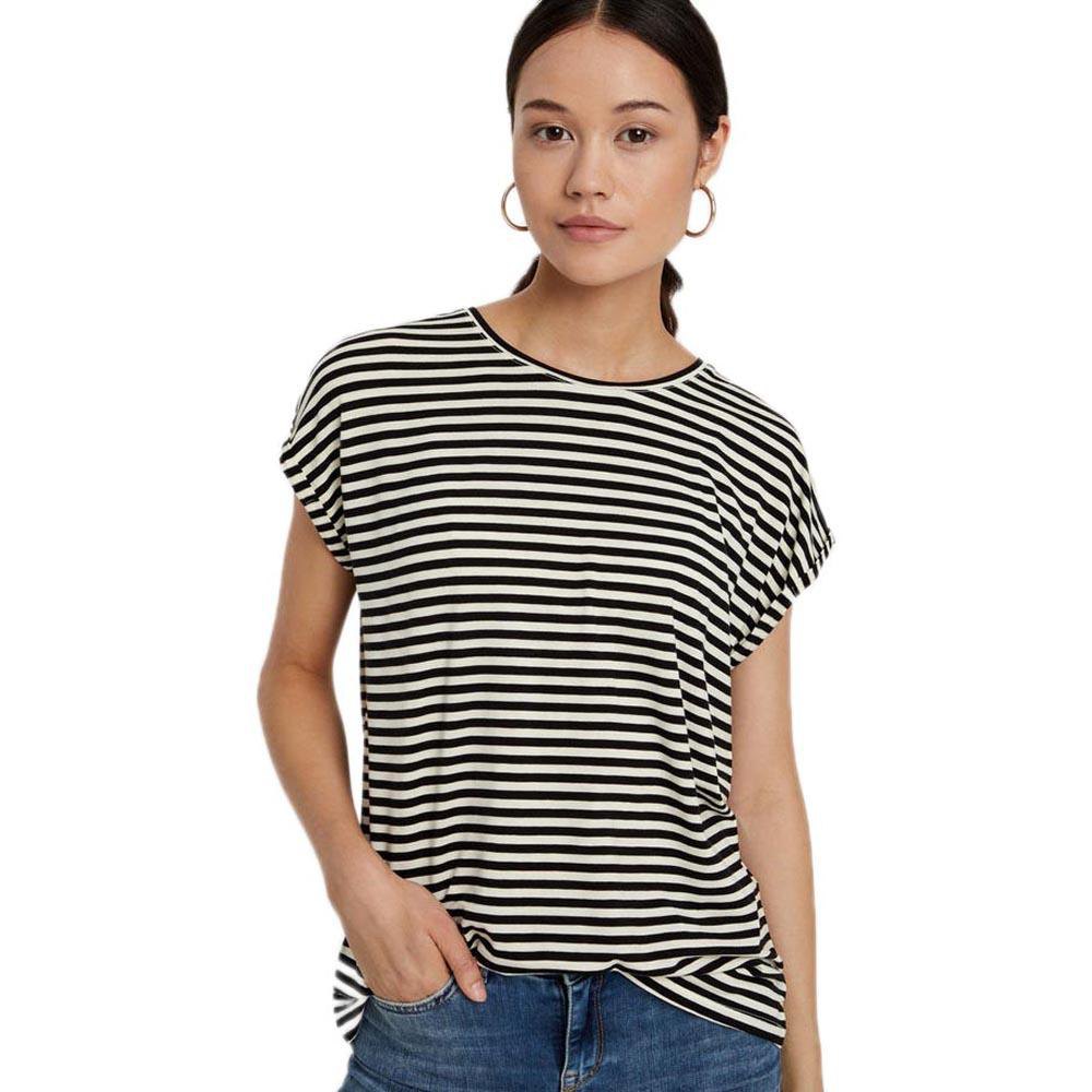 Vero moda Ava Plain Stripe lyhythihainen t-paita