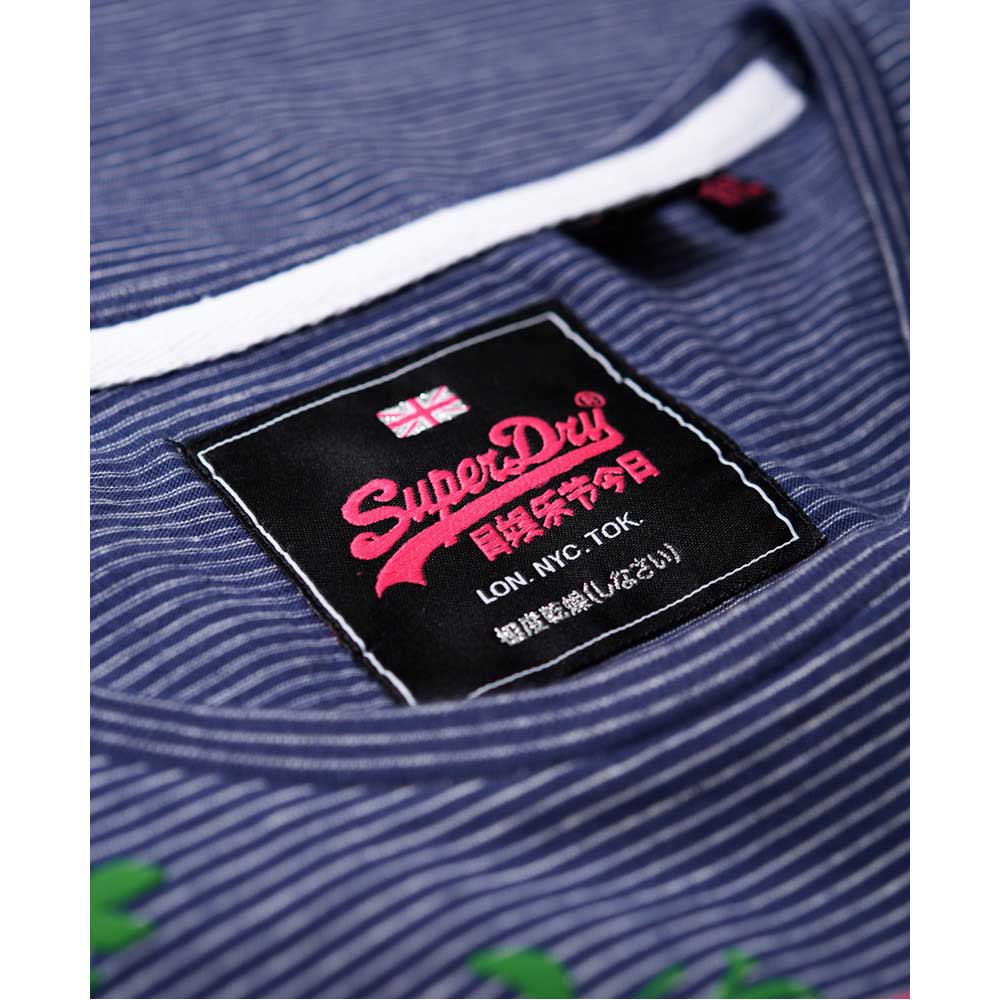 Superdry Vintage Logo Rose Stripe Short Sleeve T-Shirt