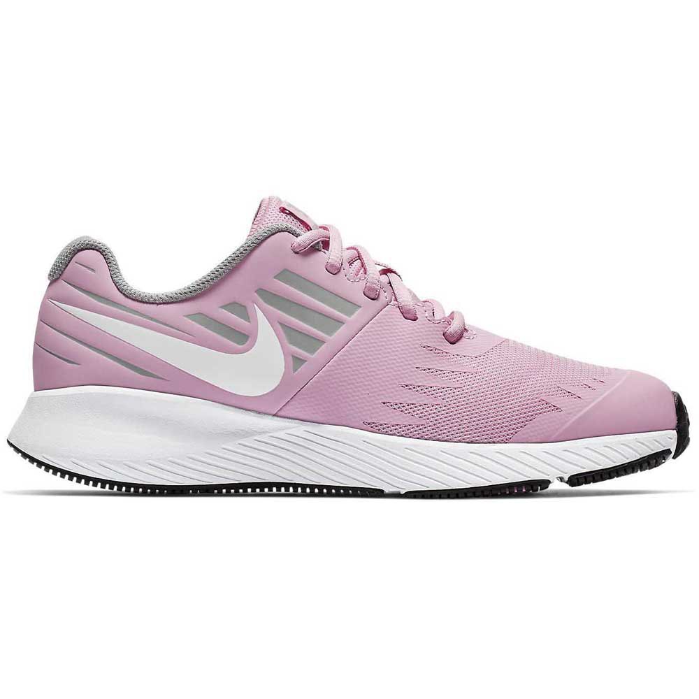 Intenso Punta de flecha Plisado Nike Star Runner GS Running Shoes Pink | Runnerinn