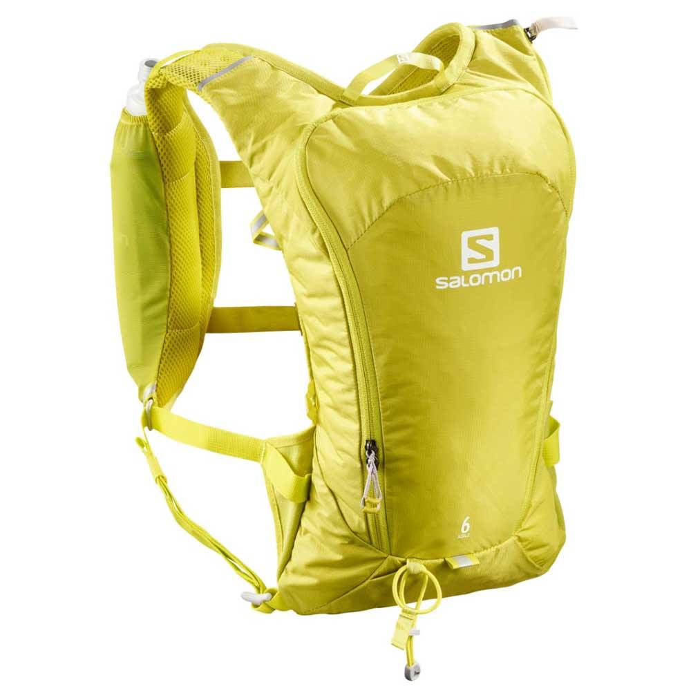 Wijden climax Luchten Salomon Agile 6 Set Backpack Green | Runnerinn