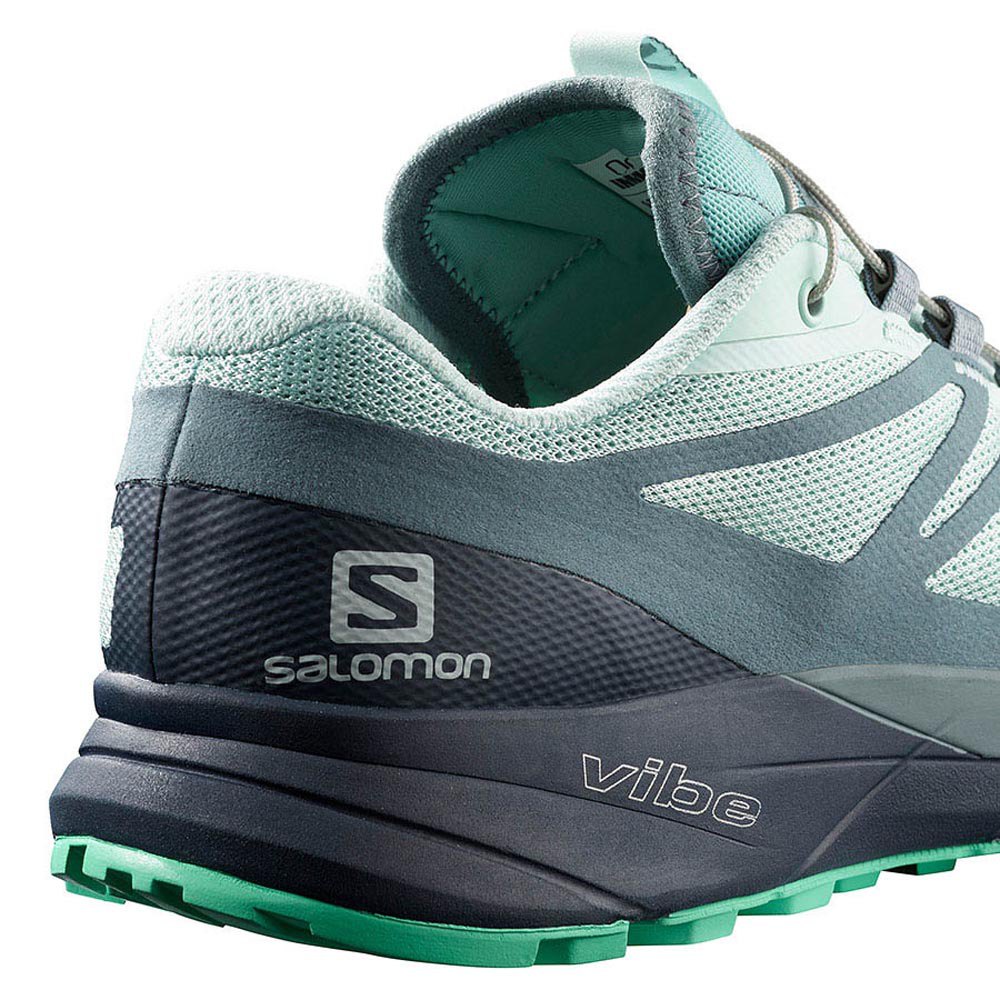 Patch brand name whale Salomon Sense Ride 2 Trail Running Shoes Green | Runnerinn
