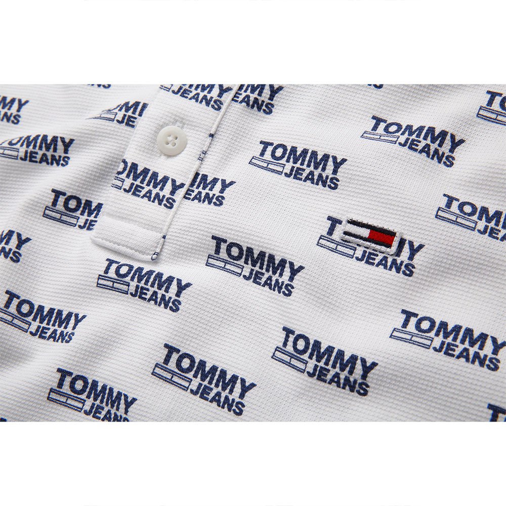 Tommy jeans Kortärmad Pikétröja Allover Logo