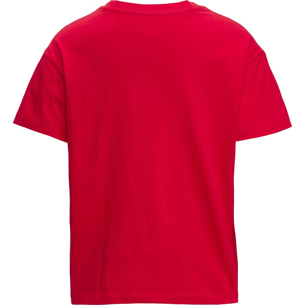 Tommy hilfiger Clean Linear Logo Korte Mouwen T-Shirt