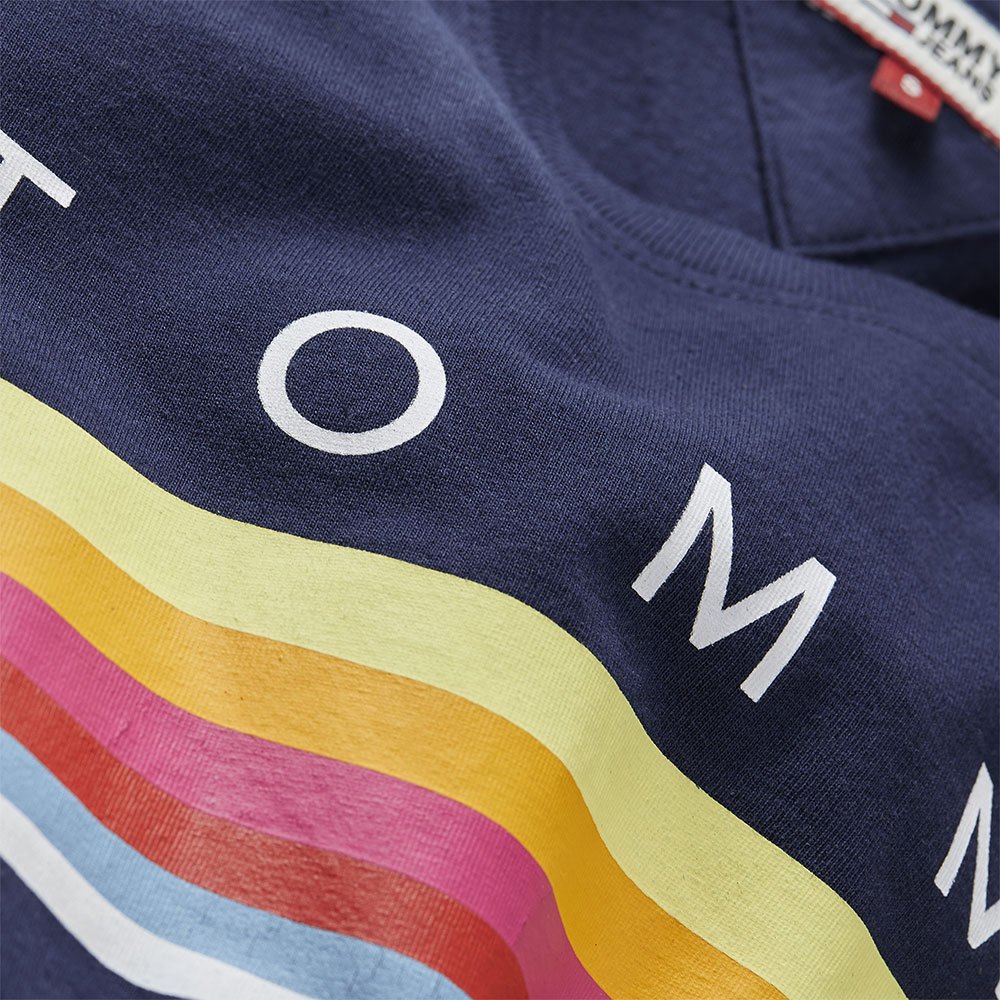 Tommy hilfiger Multicolor Line Logo Short Sleeve T-Shirt