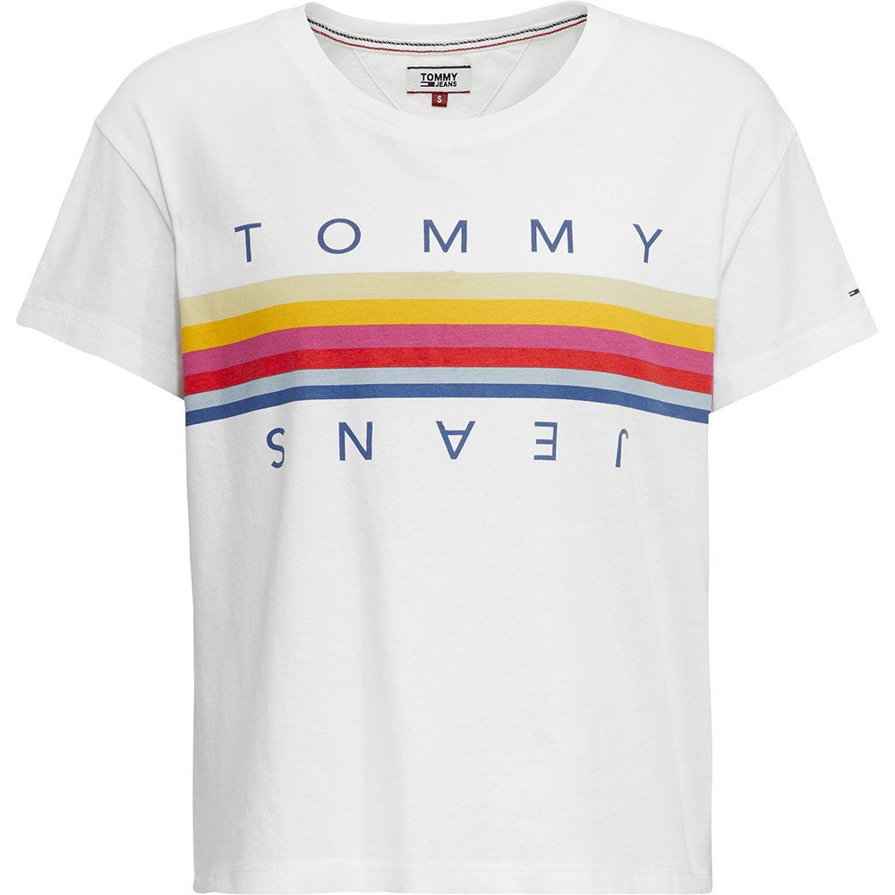 tommy-hilfiger-maglietta-manica-corta-multicolor-line-logo