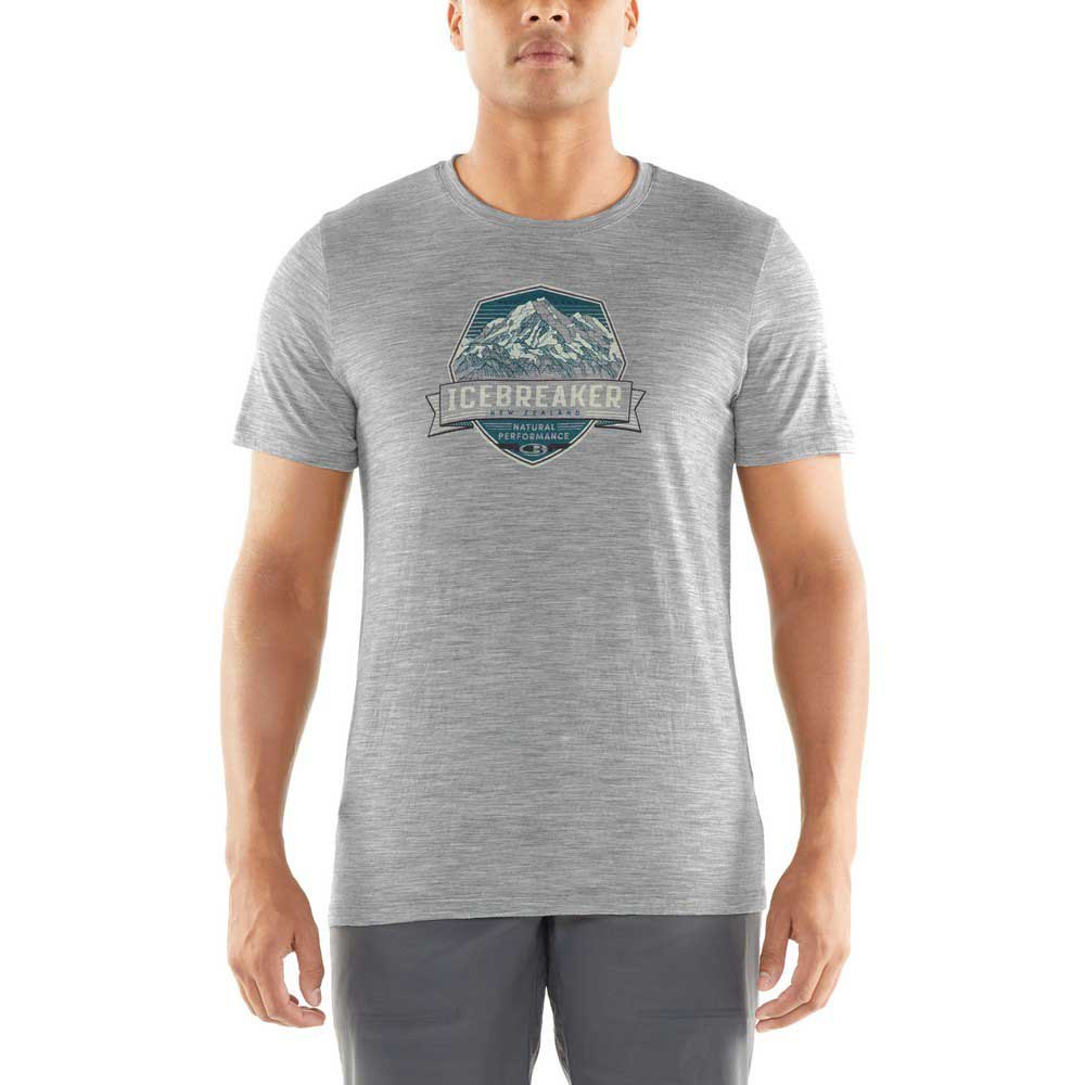 Icebreaker Tech Lite Crew Cook Crest Merino Short Sleeve T-Shirt