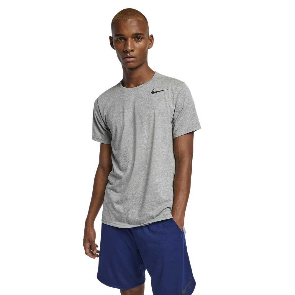 Express maske Kanin Nike Pro Breathe Hyperdry Short Sleeve T-Shirt Grey | Traininn