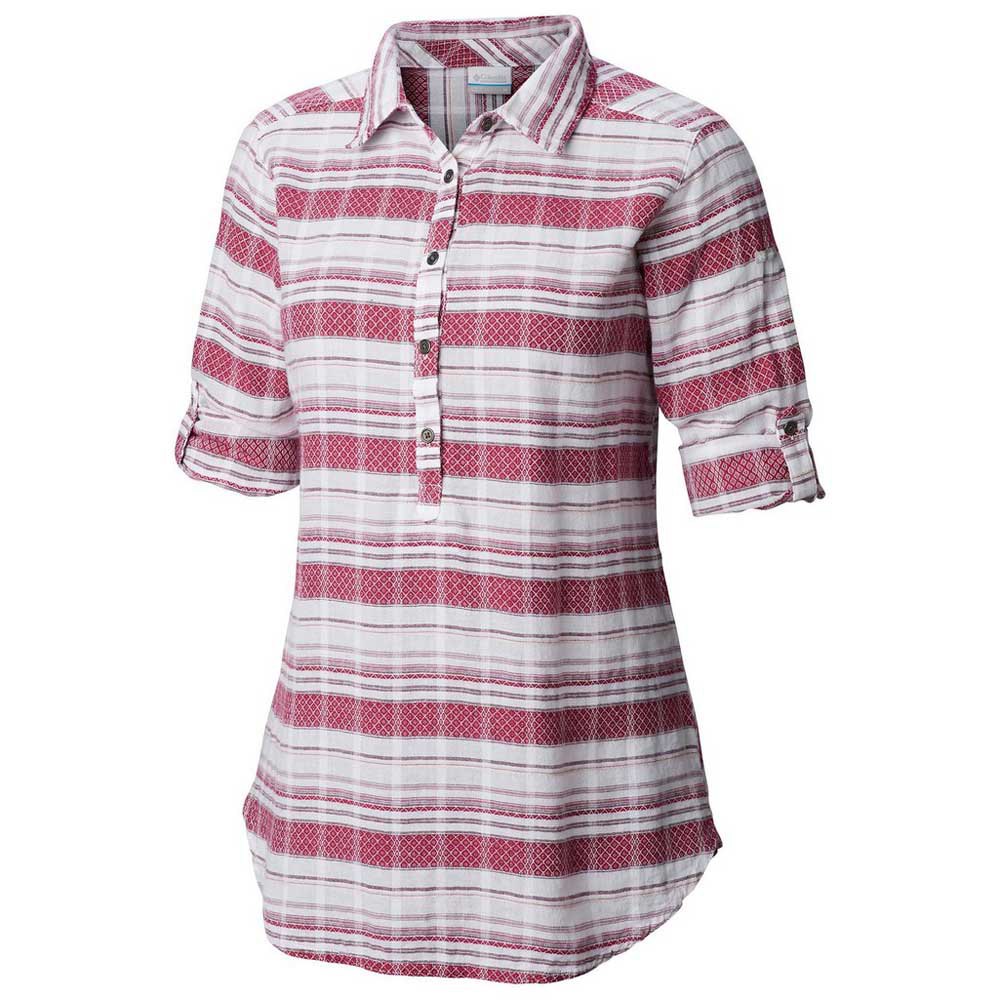 Columbia Summer Ease Popover Tunic Chemise Manches 3/4