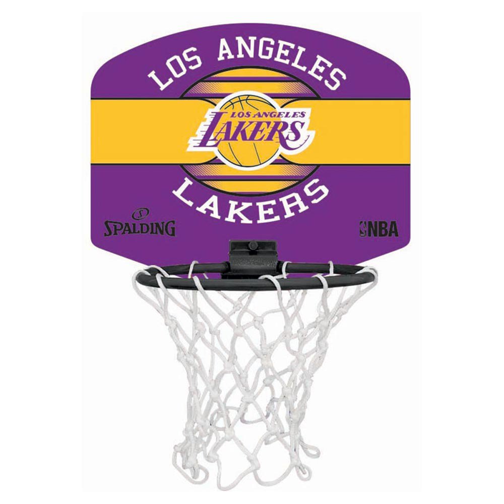 Spalding NBA Los Angeles Lakers Mini Basketball Backboard Yellow