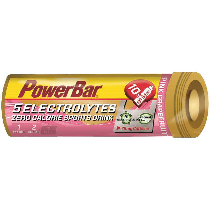 powerbar-tabletit-vaaleanpunainen-greippi---kofeiini-5-electrolytes