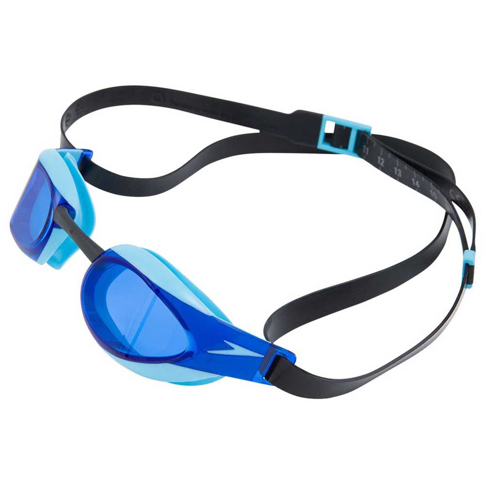 SPEEDO FASTSKIN ELITE SWIMMING GOGGLE BLUE LENS TINT COMPETITION RACING 